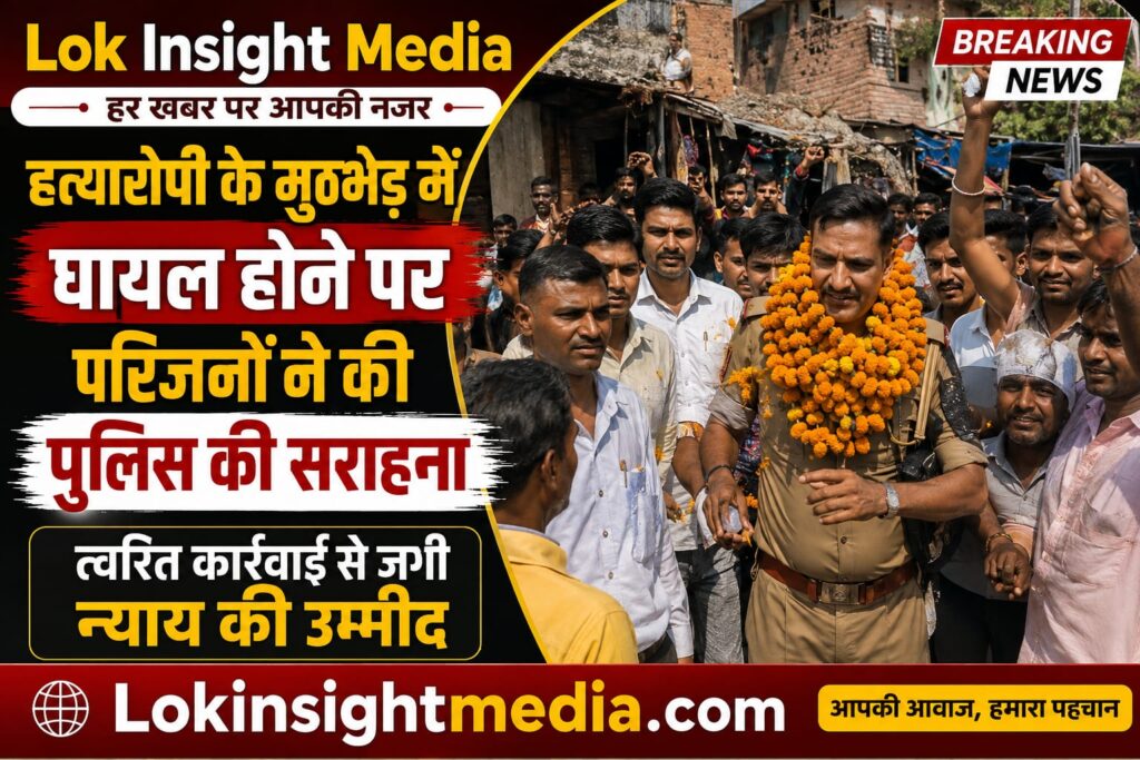 लखीमपुर खीरी के नीमगांव थाना क्षेत्र में युवती की मौत के मामले में पुलिस की कार्रवाई चर्चा में है। कथित हत्यारोपी के घायल होने के बाद परिजनों और ग्रामीणों ने पुलिस अधिकारियों की कार्रवाई की सराहना की।