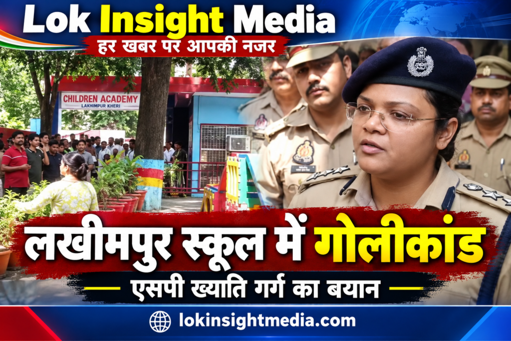 लखीमपुर खीरी के चिल्ड्रेन एकेडमी स्कूल में युवक ने शिक्षिका को गोली मारने के बाद खुद को भी गोली मार ली। दोनों की मौत, पुलिस जांच में जुटी।
